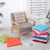 Wholesale Plain Comfortable Multicolor Square Seat Cushion Indoor Chair Pad Seat Seat Back Cushion with Filling HT-PSDM-A