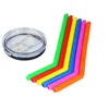 Flexible Reusable Thin Silicone Straw, Washable Silicone Sippy Cup Straw
