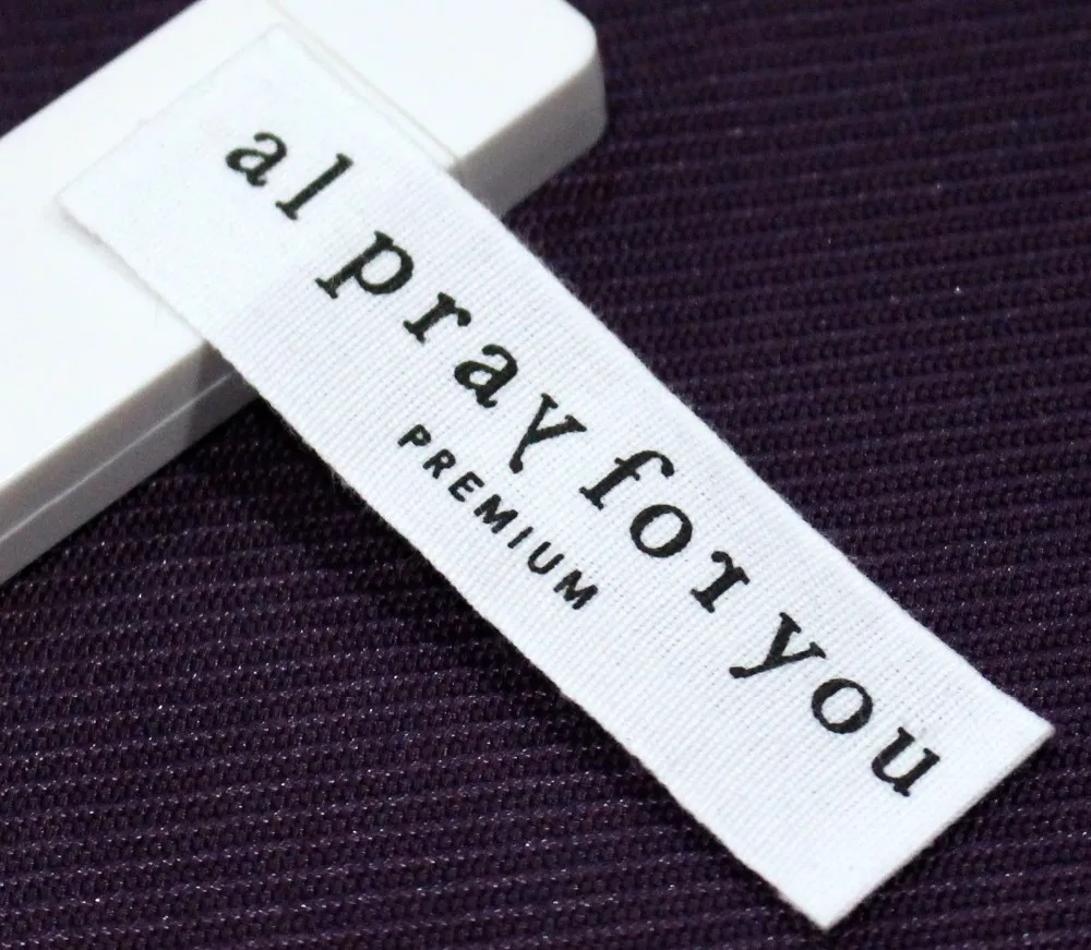 design leather patch labels customized fashion white woven label