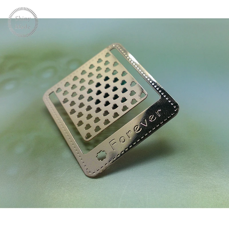 优质服务高品质玫瑰金书签空白金属书签激光雕刻