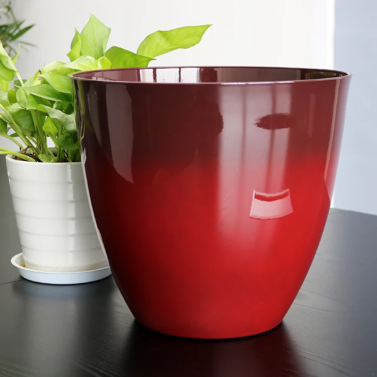 Factory Wholesale Flower Pots Plastic Planter Garden Plant Pot Large
