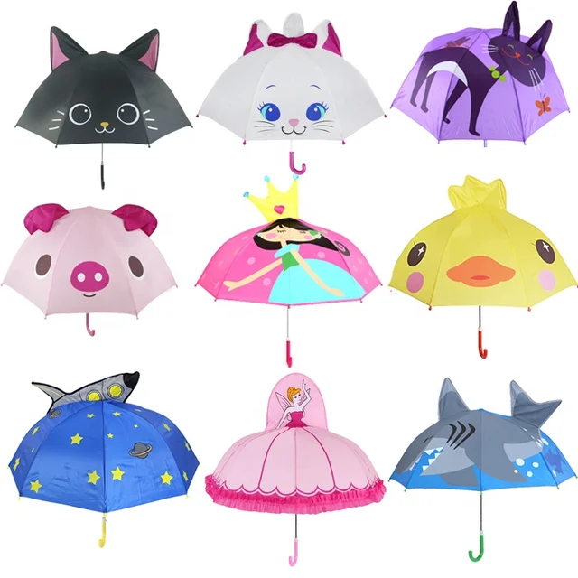 Oreilles 3D 60cm abeille MagiDeal Parapluie pour Enfant Gar/çon Fille Motif Mignon Animal