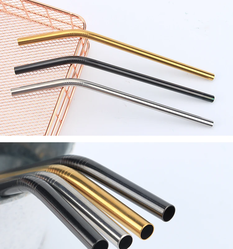 stainless steel tumbler with metal straw