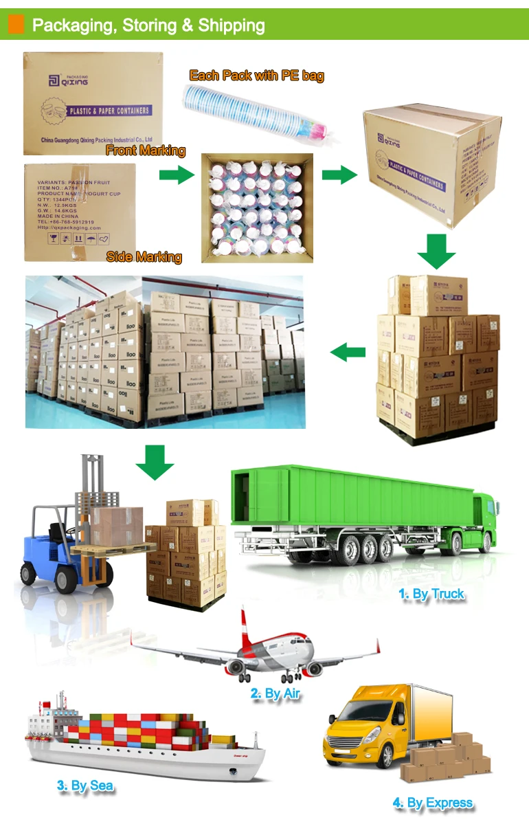 ice cream paper cup with lid