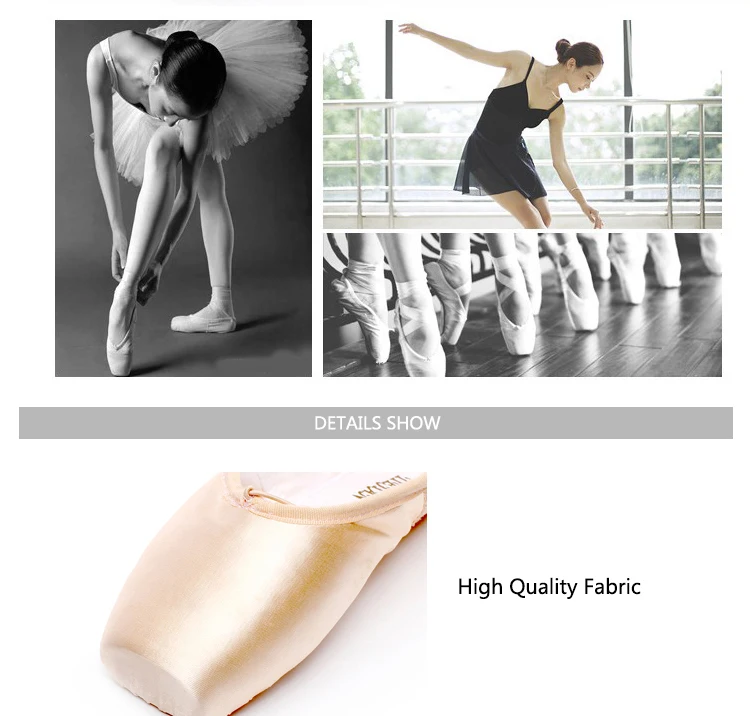 High-end ballet pointe suede sole training dance shoes