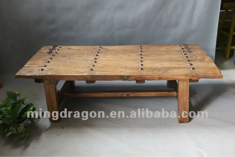 Chinois Antique Meubles En Bois De Pin Shanxi Naturel Couleur Bois Vieille Table De Porte Buy Table Basse En Boisvieilles Tables Basses En