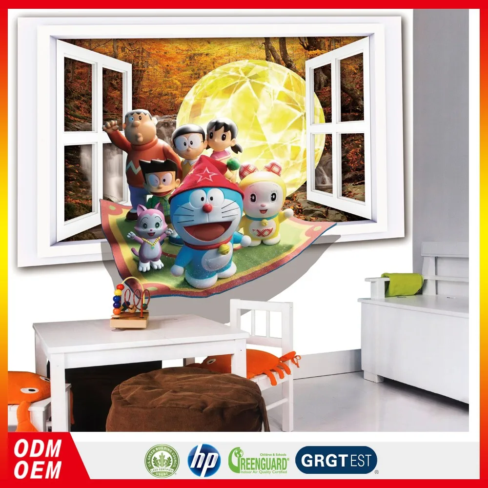 Doraemon Dinding Mural Wallpaper Untuk Anak Anak Buy Doraemon