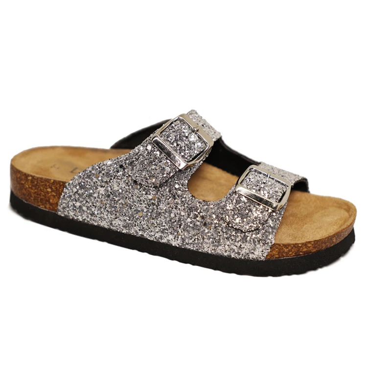 glitter slippers for women