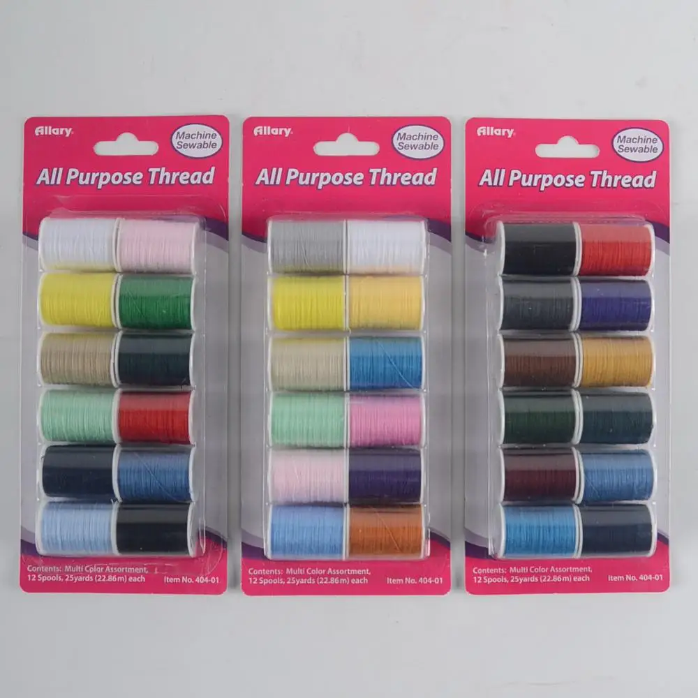 All Purpose Sewing Thread 12ct (12 Spools Per Package) - Buy Thread ...