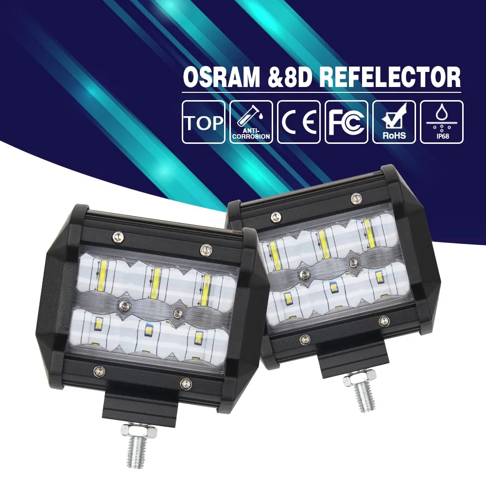 5inch 70w Powerful Smart Offroad Dual Row Mini Led Light Bar For