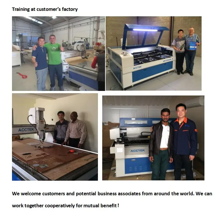 Jinan AKJ6090 CO2 Laser Engraving & Cutting Machine for non-metal