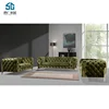New Arrival Green Velvet Sofa Luxury Modern Living Room Velvet Sofa Cover Set