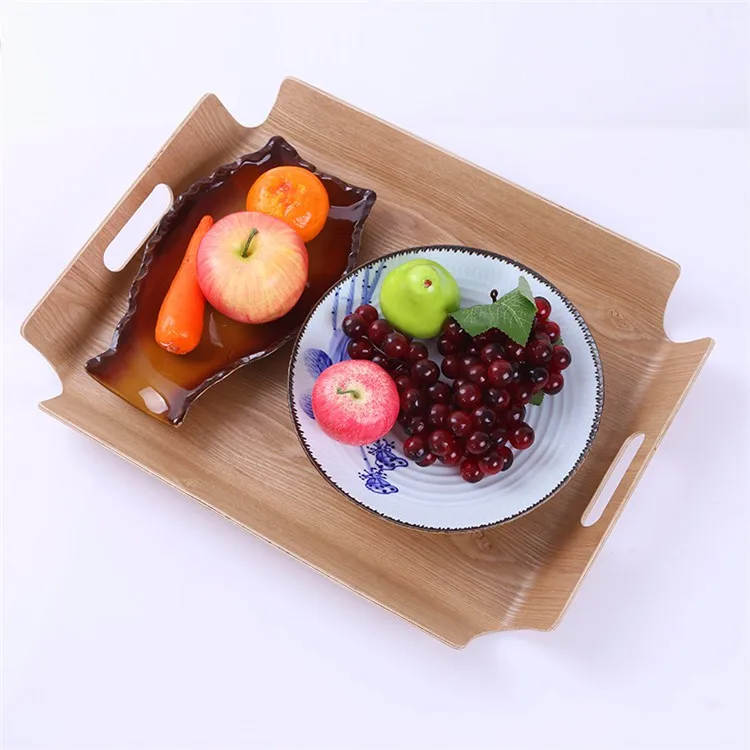 Professional Made Wheat Straw Kids Rustic Wood Serving Plastic Egg Tray