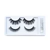 Y183 Two pairs of false eyelashes natural mink hair black stalk thick false eyelashes