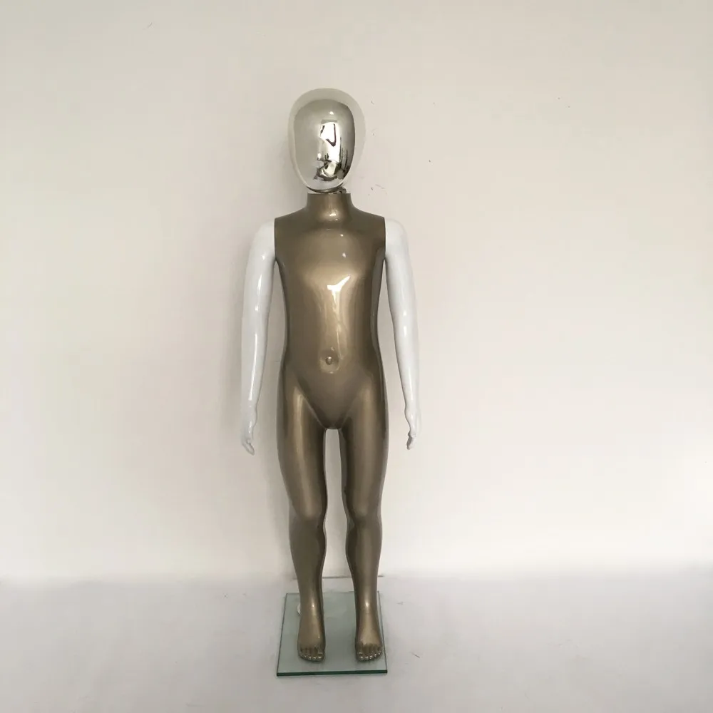 批发绘画光泽颜色塑料儿童人体模特身高 110厘米接受定制颜色