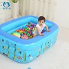 soft flocking elevated raised baby swimming inflatable pool game set