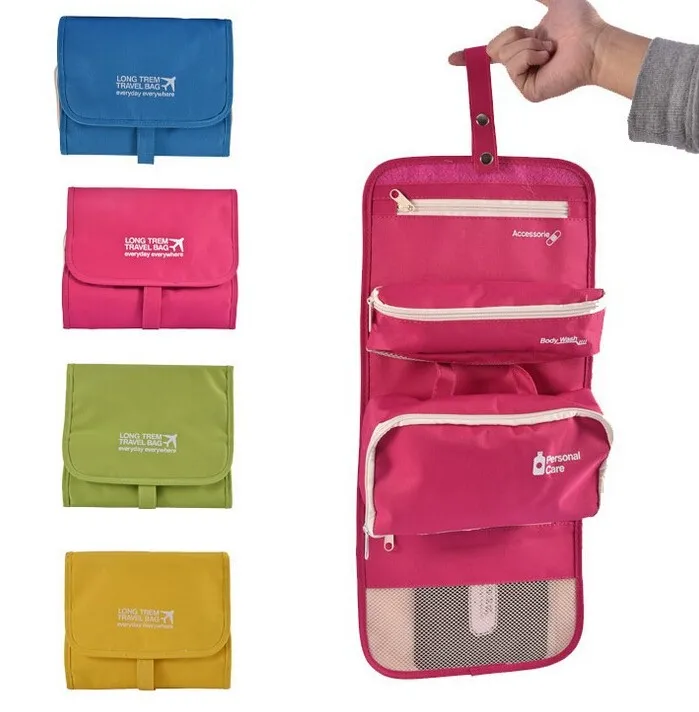 Large Clear Hanging Organizer Bathroom Storage Travel Kit Makeup