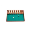 table games wood material shut the box with dices board games playing in KTV and bar