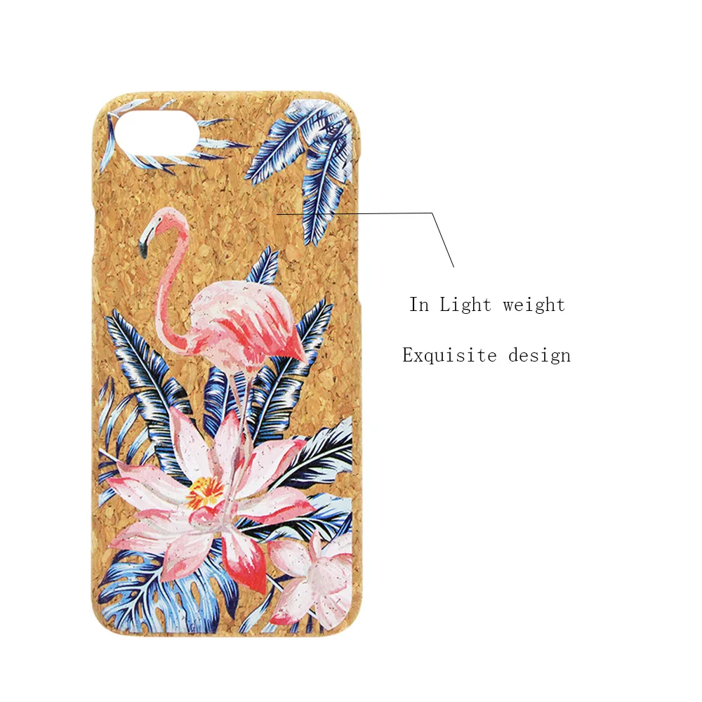 New Fashion Eco Friendly Cork Wooden Cell Phone Case For iPhone 6 7 8 Plus X XR XS 11 Pro Max