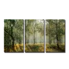 SEEGART 3 panels spring green trees forest picture printed on canvas art painting unframed