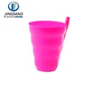 Pantone Color Lower Price Hotsale Plastic Cup with Straw