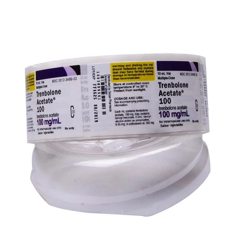 Oem Printed Vinyl Trenbolone Acetate 10ml Multiple Dose Vial Packaging
