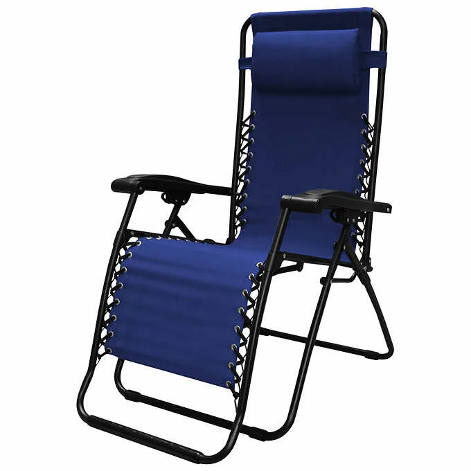 Zero Gravity Lounge Chairs Recliner Outdoor Beach Patio Garden