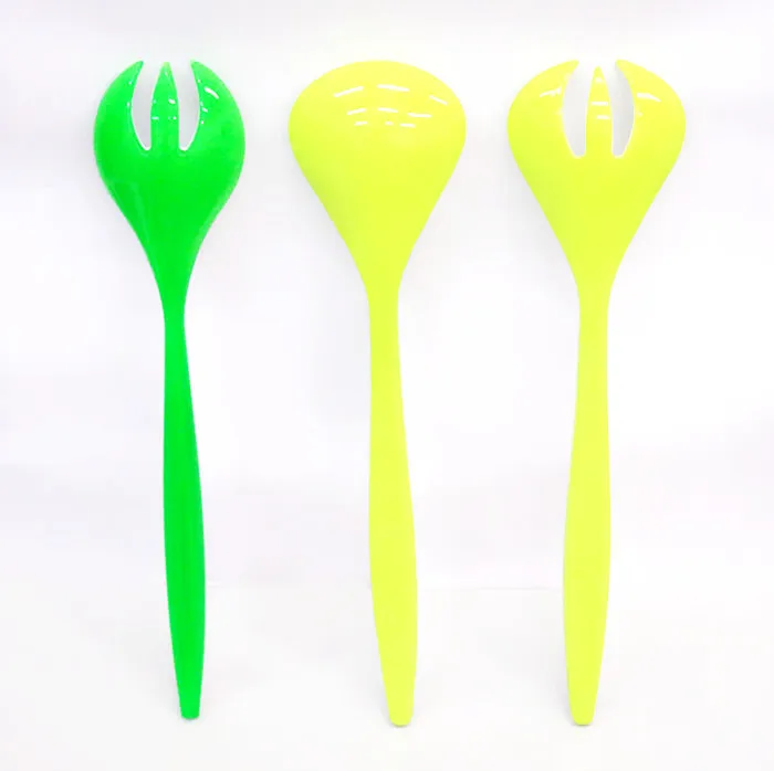 Novelty Coated Long Handle Plastic Salad Spoon Wholesale Buy Salad Spoon,Heavy Duty Spork