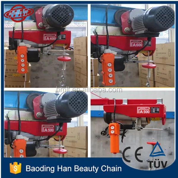 HGS-B Type Portable Mini Electric Wire Rope Hoist 150kg, View Portable ...