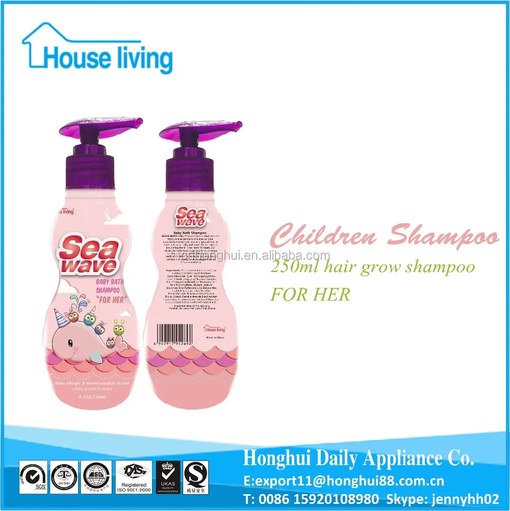 250ml Children Shampoo Own Brand Name Portable Hair Growth Olive