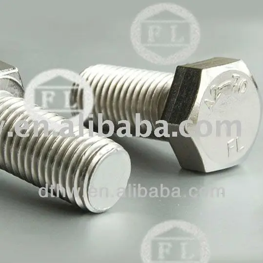 
A2--70 full threaded hex bolt Grade A level 
