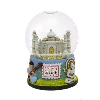 Delhi India Snow Globes For Tourists And Home Decor - Buy Miniature