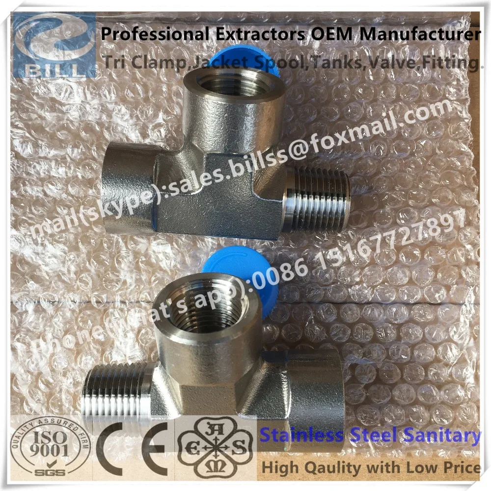 Stainless Steel Hydraulic Compression Street Tee 1/4" Female To Male Npt Buy Stainless Steel