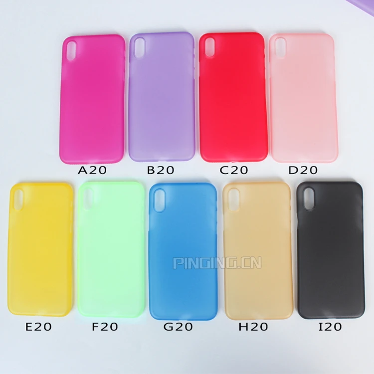 Ultra Thin Solid Colors Glossy Matte Polypropylene Phone Case For ...