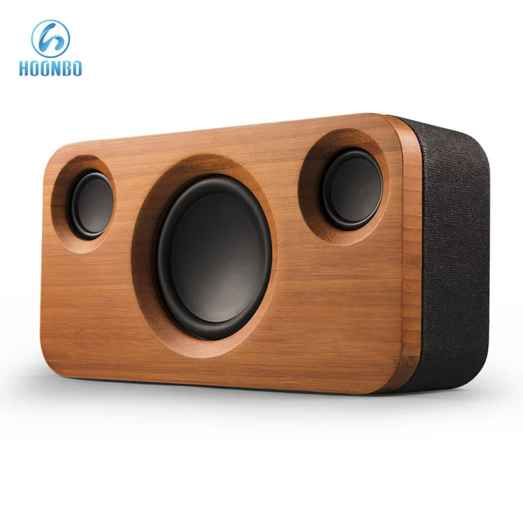Retro Style Unique Design TWS Wooden Portable Bluetooth Speaker Bamboo