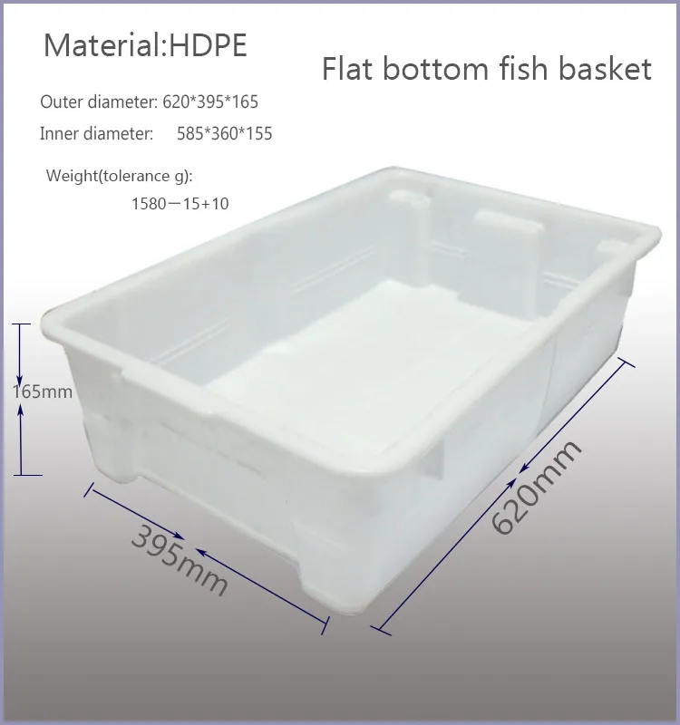 Stackable Flat Bottom Fish Storage Container Buy Plastic Material