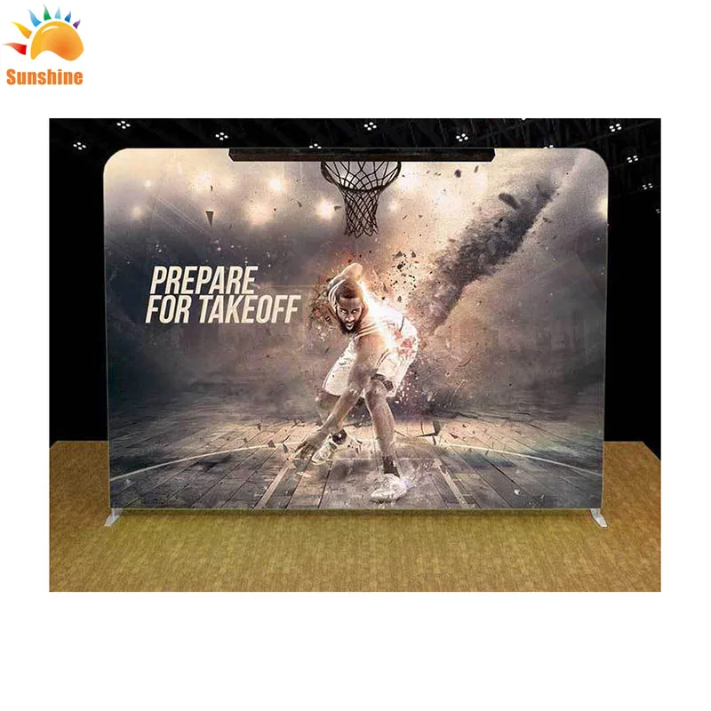 Polyester Pop Up Display Banner Stands Custom Banner Popup Stand