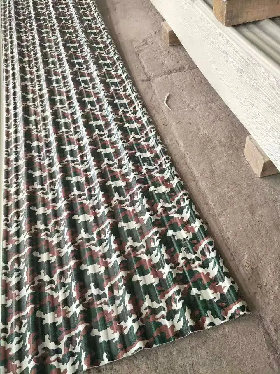 New Model Camouflage Color Pvc Apvc Plastic Corrugated