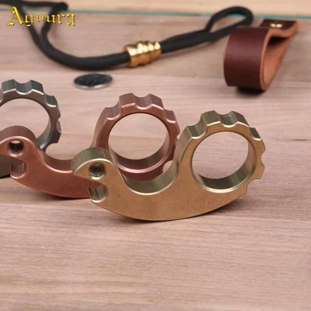 Titanium Alloy Tools Keychain Finger Ring