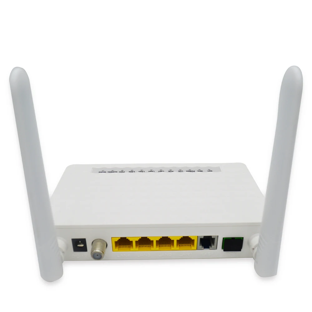 GPON ONU RF WiFi POTS Viop ONU ONT  with 1GE+3FE CATV  epon onu