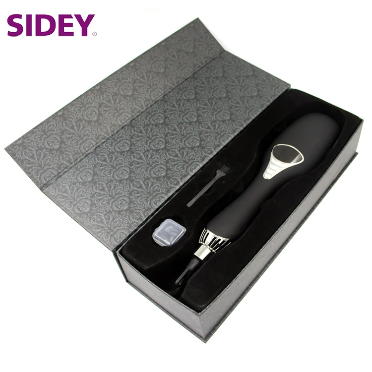 SIDEY Soft Hair And Head Care Salon Care Massager Comb Negative Ionic Hair Brush Beauty Care Equipment
