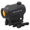 Vector Optics Harpy 1x22 Red Dot Sight Scope 20,000 Hours Run-time W/ QD Riser Picatinny Mount