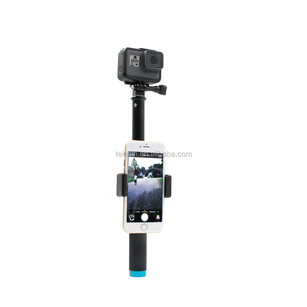 Waterproof Mini Selfie Stick With Tripod And With Cellphone Clip Mount