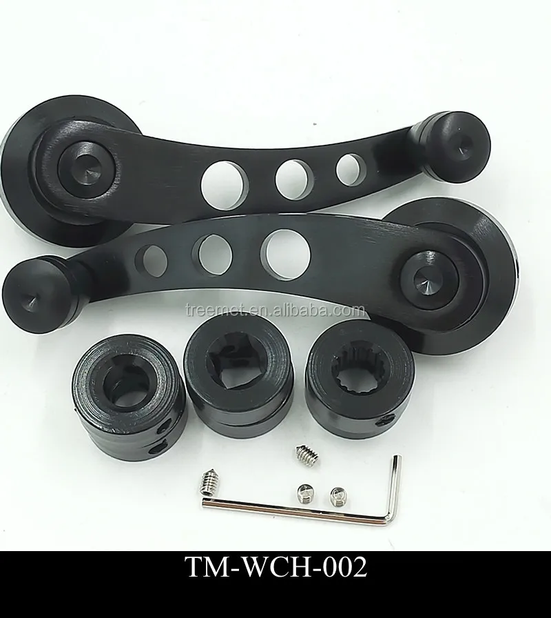 Universal Aluminum Car Window Handle In Red Color For Door And Window