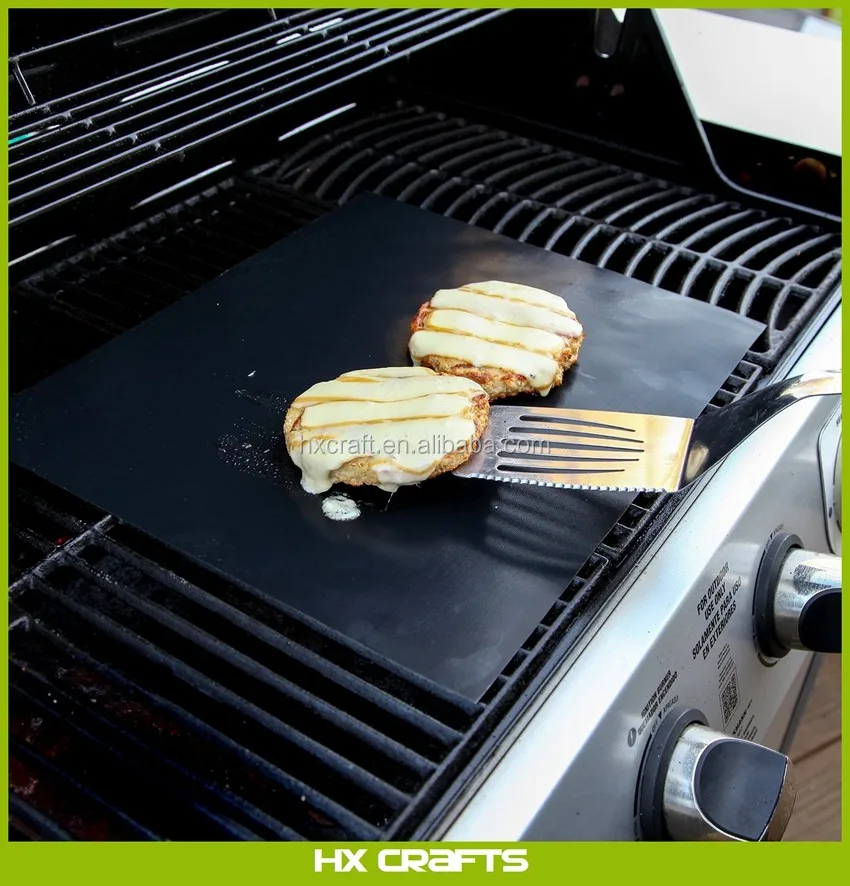 New Product Coating Ptfe Teflon Non Stick Bbq Grill Mats Bbq Grill