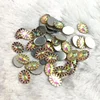 10x14mm garment rhinestone sewing on lady garment flatback resin beads hot glue fix on lady sandal shoes lady bags