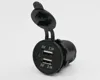 new dual 4.2A usb usb charger socket 12V DC input 5V DC4.2A output usb socket car charger