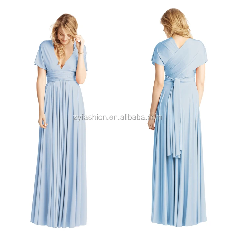 multiway wrap bridesmaid dress