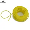 Modern Style Colourful Power Cord ,Bright Yellow textile braided cable