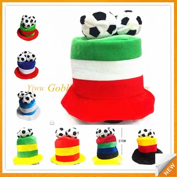 Gbjy 472 2017 Nouveaux Produits Chauds Brésil Coupe Du Monde De Football Fan Chapeau Drôle Chapeaux De Football Buy Chapeau De Fanchapeau De Fan De